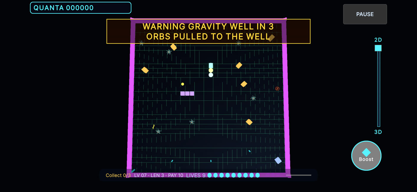 Gravity well surprise event